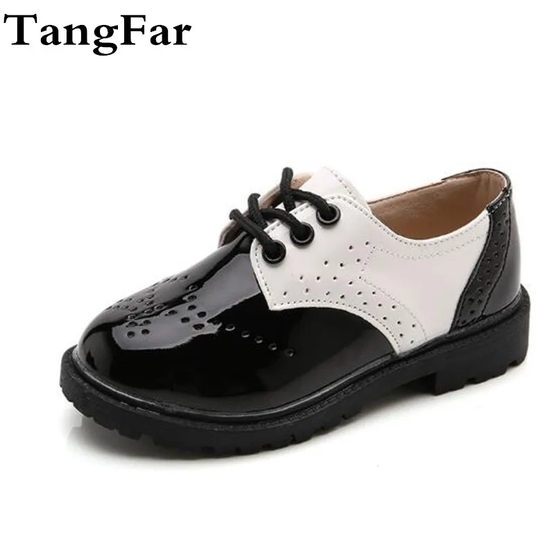 New Boys Girls Formal Leather Wedding Shoes England Style Kids Performance Shoes Gentle Boys Patent Leather Dress Shoes New Boys Girls Formal Leather Wedding Shoes England Style Kids Performance Shoes Gentle Boys Patent Leather Dress Shoes