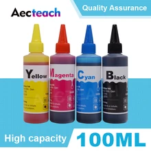 Aecteach 100 мл бутылки Краска для заправки чернил комплект для hp 932 933 XL 932XL Officejet 6100 6600 6700 7110 7610 7612 принтер картридж
