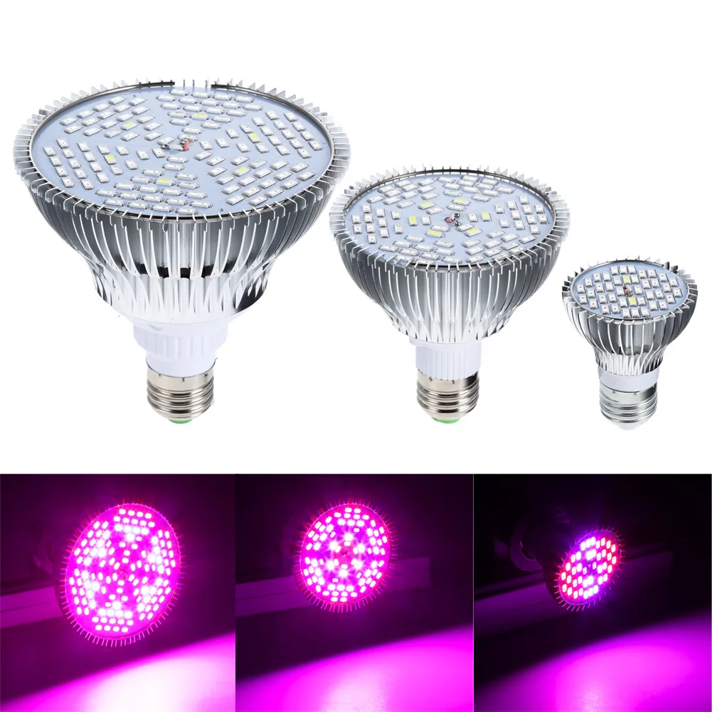 E27 30/50/80w Grow Light Led Full Spectrum Led Grow Light