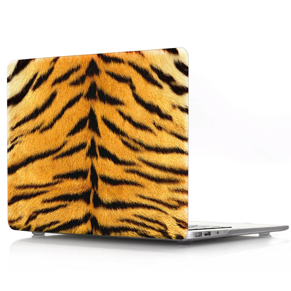 Жесткий чехол из ПВХ с принтом животных для ноутбука Macbook Air 11 6 13 3 Retina 12 Pro 15 4 дюйма