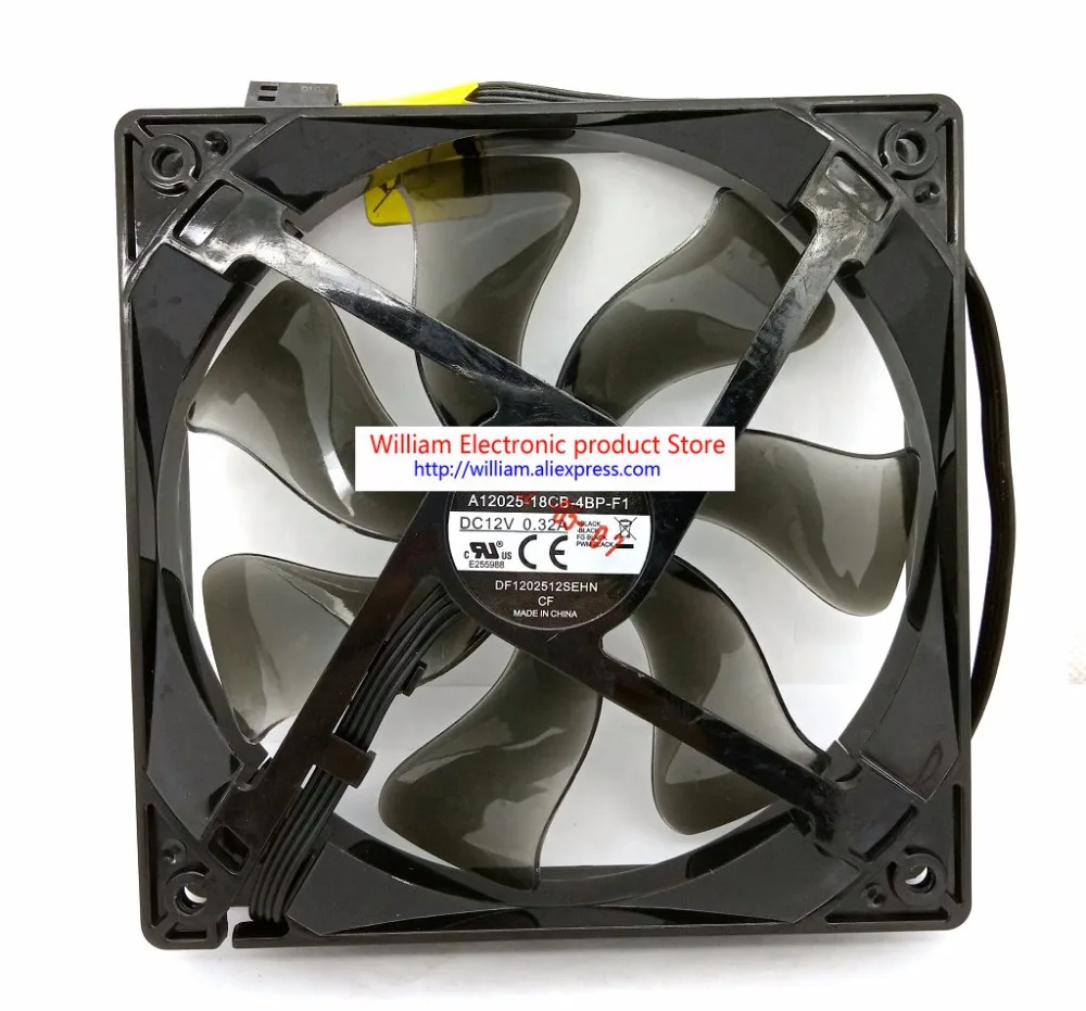 Оригинальный A12025-18CB-4BP-F1 DC12V 0.32A DF1202512SEHN компьютер Вентилятор охлаждения |
