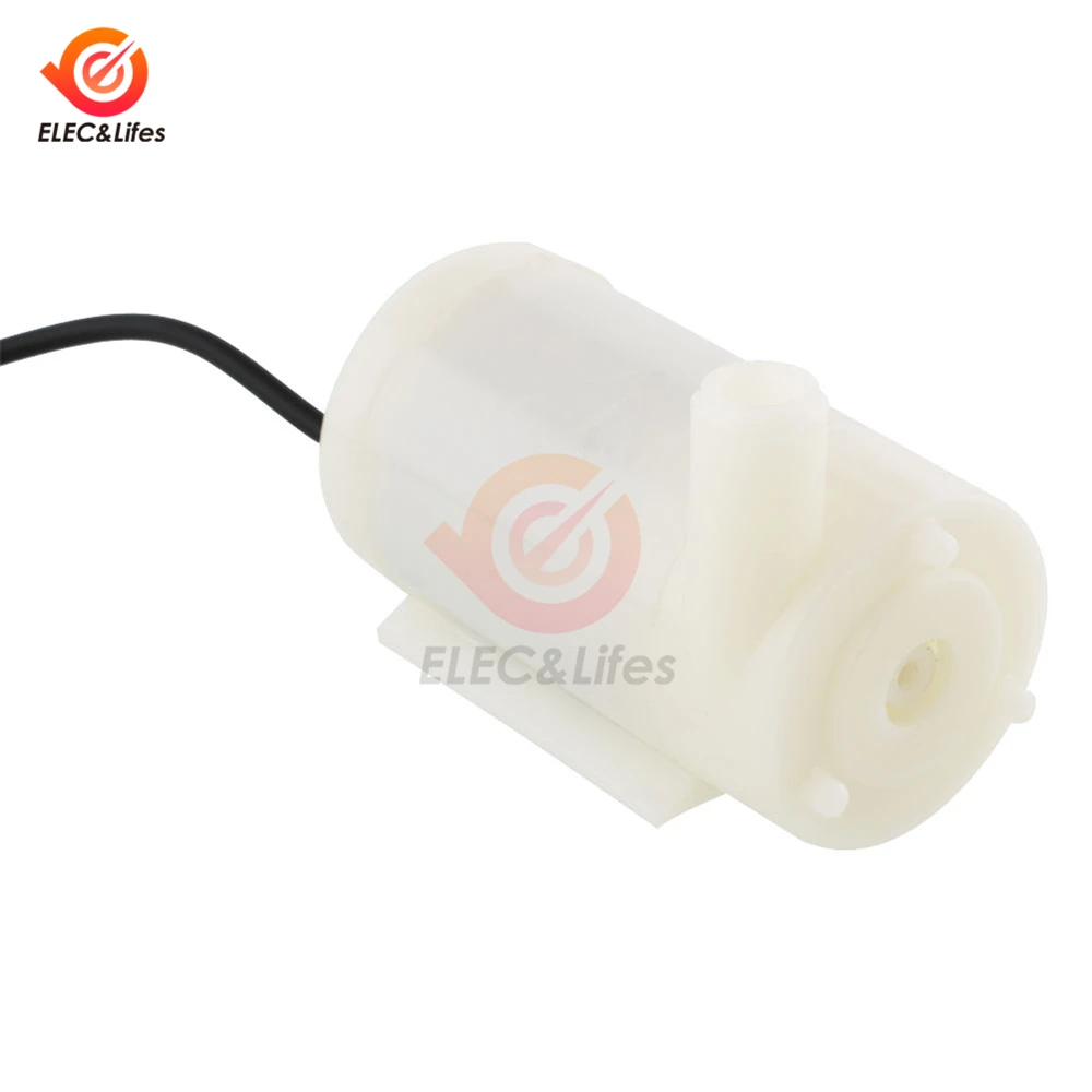 

DC 3V 3W Micro Submersible Water Horizontal Pump Low Noise Brushless Motor pumps DC 3-6V 80-120L/ H Water flow high quality