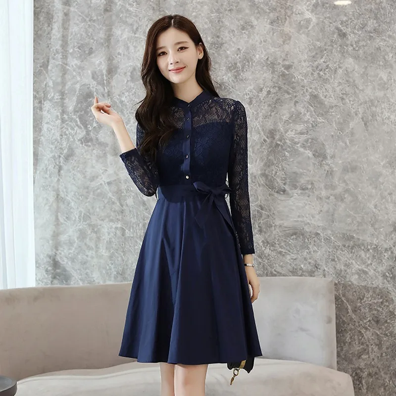EXOTAO/Элегантные женские длинные платья кружевные открытые рукава Vestidos Femme