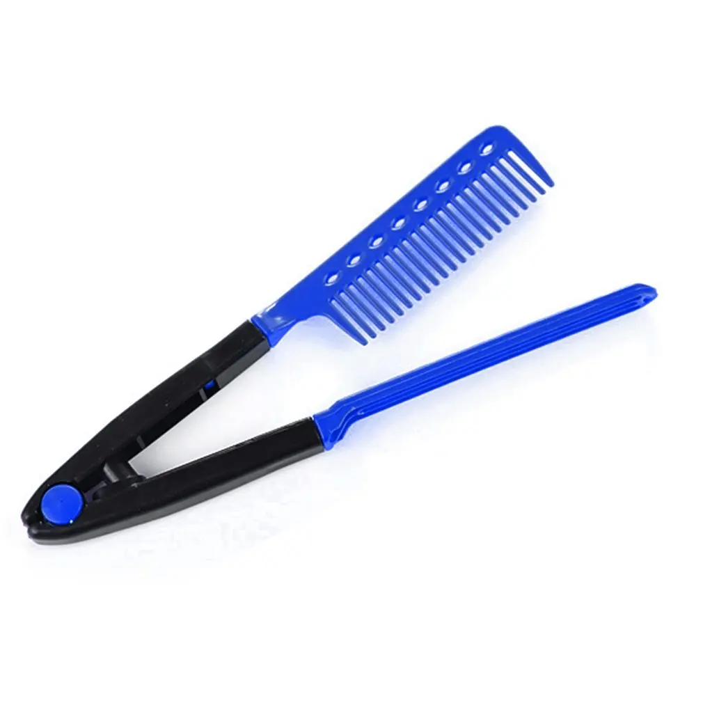 

V type clip style Hairdressing straight hair styling comb