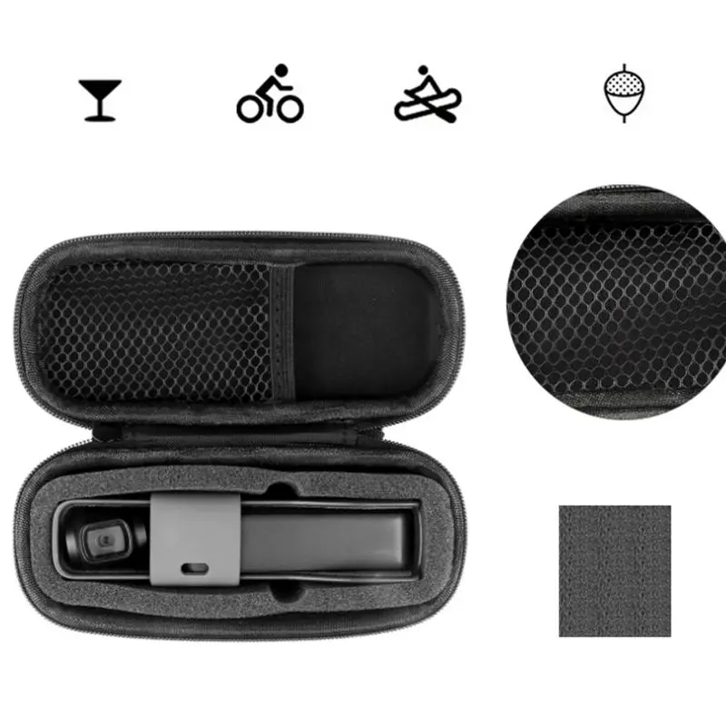 

Mini Handheld Waterproof Storage Bag Carrying Case with Carabiner for DJI OSMO Pocket Gimbal Camera Accessories T3LB