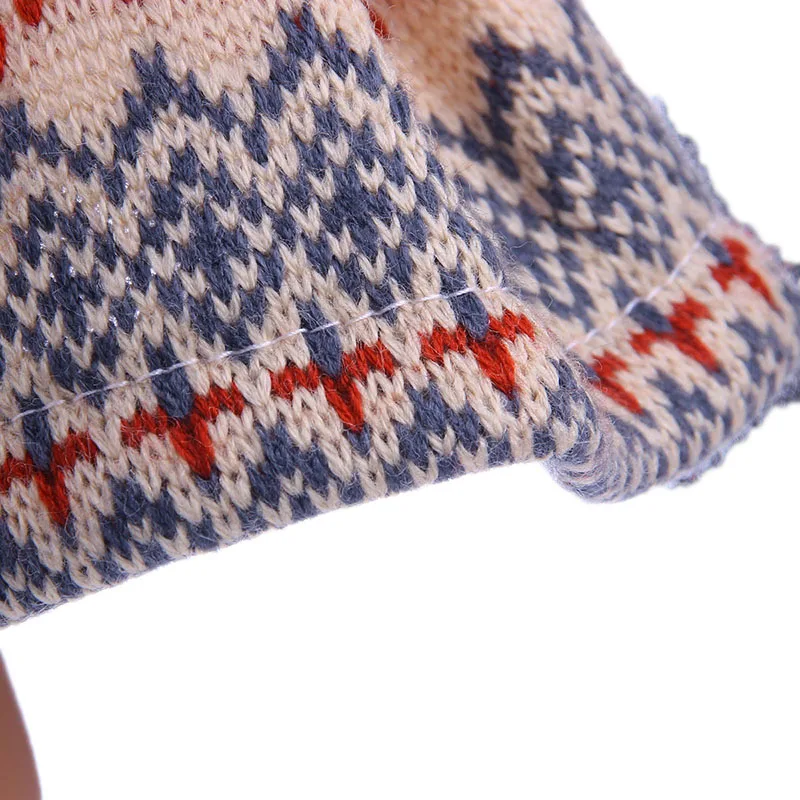 Luckdoll вязаный свитер платье + шляпа для см 43 см 18 "Кукла, детская Best подарок к празднику