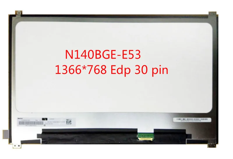 

14.0" HD LCD Screen N140BGE-E53 for DELL latitude E7480 non-touch D/PN 083VK3 N140BGE