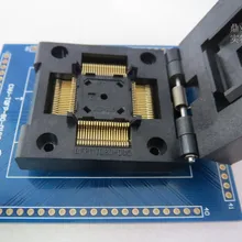 QFP80 TQFP80 LQFP80 AD9854 0,65 мм burn-в гнездо золотое покрытие тестовая плата для интегральных схем сиденье Тесты гнездо Тесты скамья