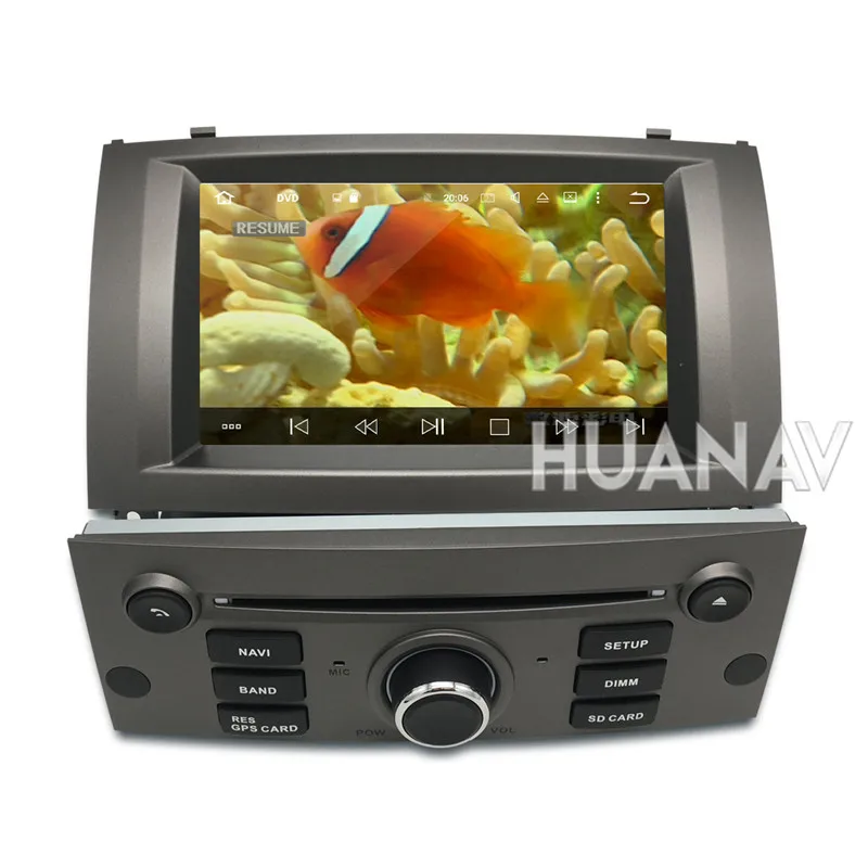 Clearance 7" Android 8.1 Car DVD Player Multimedia Stereo For Peugeot 407 2004 2005 2006 2007 2008 2009 2010 Auto radio GPS Navigation 8