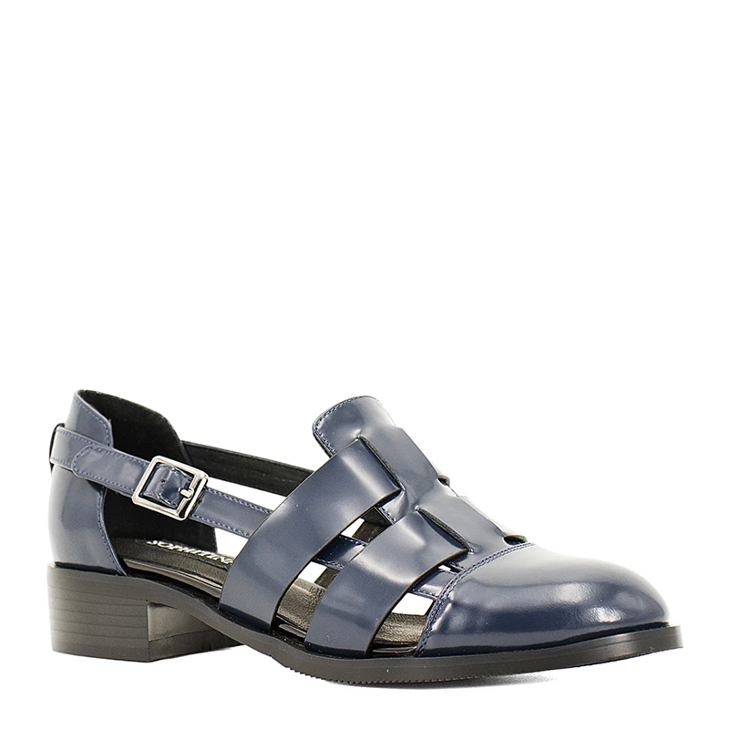 SOPHITINA/Женские сандалии выполнены из натуральной кожи. Верх обуви изготовлен из ремешков. Модель фиксируется на ноге при помощи ремешка с эластичной вставкой. Легкая и прочная подошва.Комфортная обувь для ходьбе S12 - Цвет: Blue