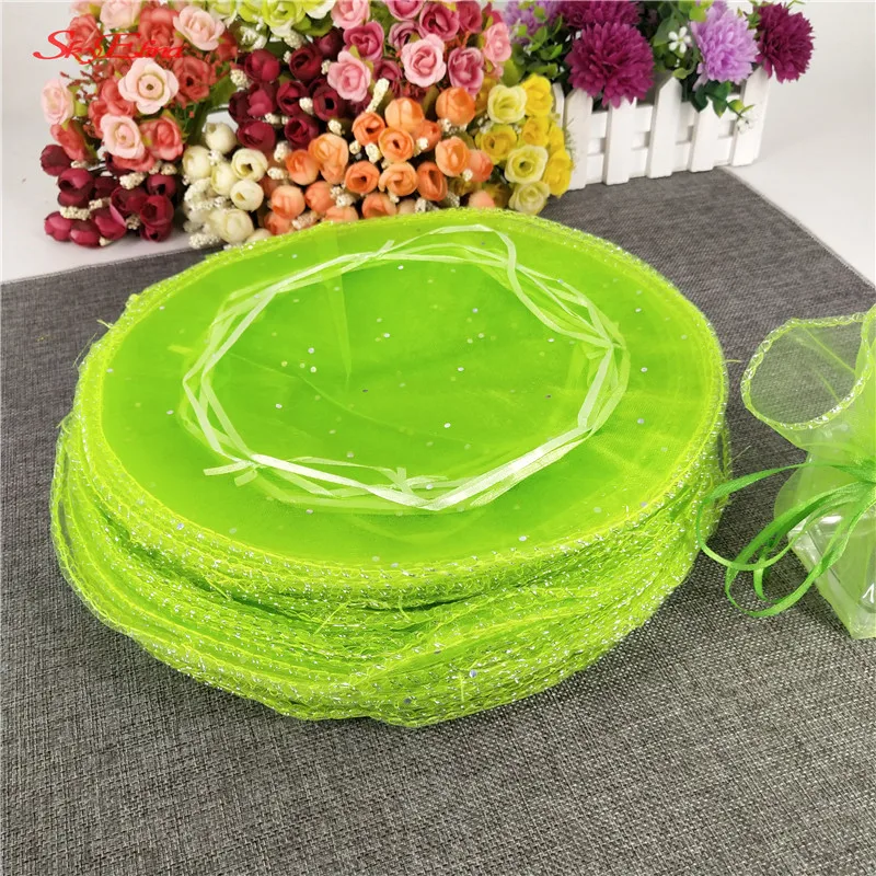 26cm/35cm 1000pcs/lot Jewelry Packaging Display Drawable Organza Bags Gift Pouches Packing DIY Wedding Supplies 5z | Дом и сад