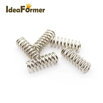 

10pcs/lot 3D printer Accessories feeder spring for Ultimaker Makerbot Wade extruder nickel plating 1.2mm 20mm