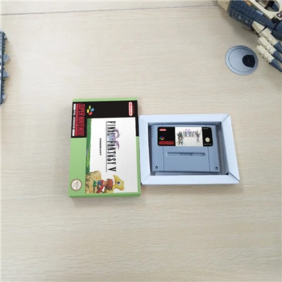 

Final Fantasy V With Retail Box RPG Game Battery Save EUR Version