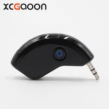 XCGaoon mini Bluetooth Car Kit Handsfree Support AUX Line Out Receiver adapter for Music iPhone Mobile Phone