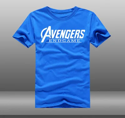 New Avengers Endgame Avengers: Infinity War-Part II T-shirt Avengers 4 Quantum suit Anime t shirt Short-sleeve Tees tops