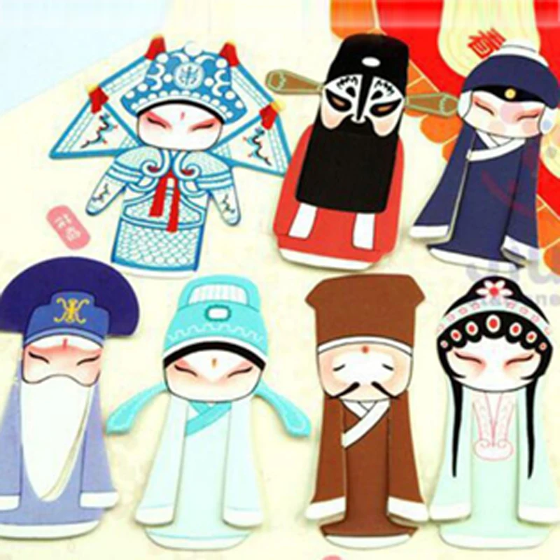 Forma dos Desenhos Marcador de Papel dos Artigos de Papelaria Acessórios de Escritório Bonito Lote Animados Livro Marca Material Escolar Bookmarks Estilo Chinês 50 Pçs –