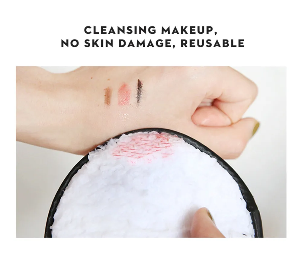 MAANGE 1 шт/3 шт микрофибры для снятия макияжа многоразовые очищения макияжа лица салфетки для снятия макияжа хлопок двойной слой ногтей Очищающая салфетка