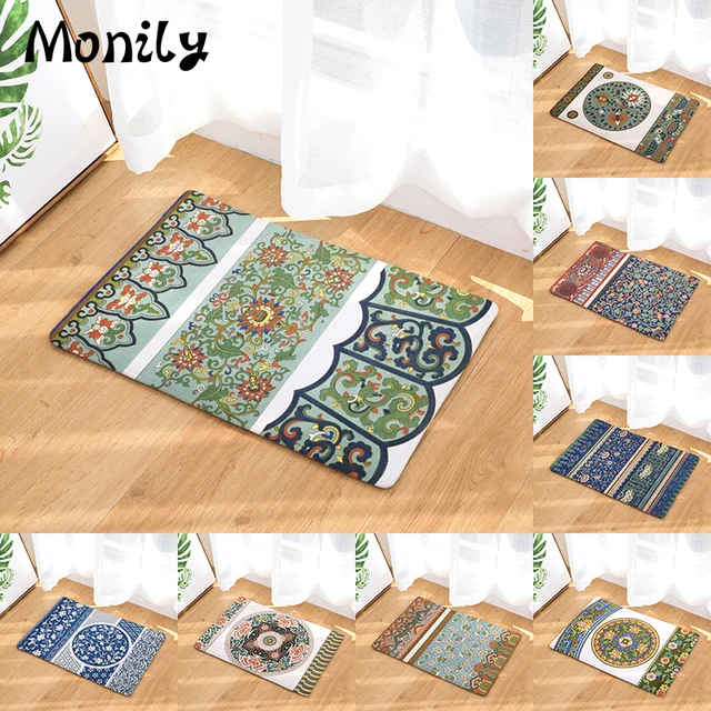 Monily Entrance Waterproof Door Mat Geometry Boho Flowers Kitchen Monily Entrance Waterproof Door Mat Geometry Boho Flowers Kitchen Carpets Bedroom Rugs Decorative Stair Mats Home Decor Crafts