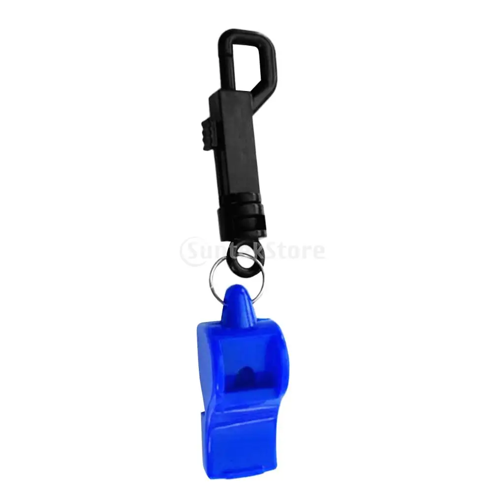 Emergency Survival Scuba Diving Safety Whistle for Boating Kayaking Hiking with Belt Clip-Choose Colors
