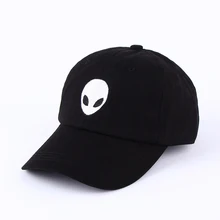 2016 Ventas Calientes Extranjeros Outstar Espacio Platillo OVNI ET Fans Negro tejido de la gorra de béisbol de hip hop snapback hat para mujeres de los hombres de la moda nueva