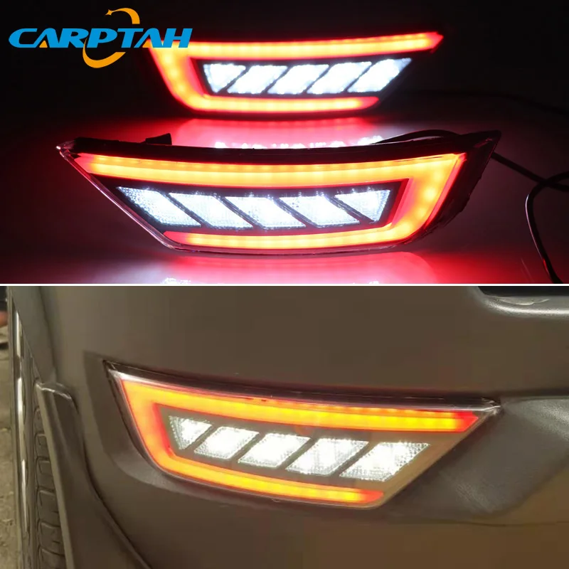 

2PCS LED Rear Fog Lamp For Ford EcoSport 2013 - 2018 2019 Car LED Bumper Light Brake Light LED Reverse Light Reflector