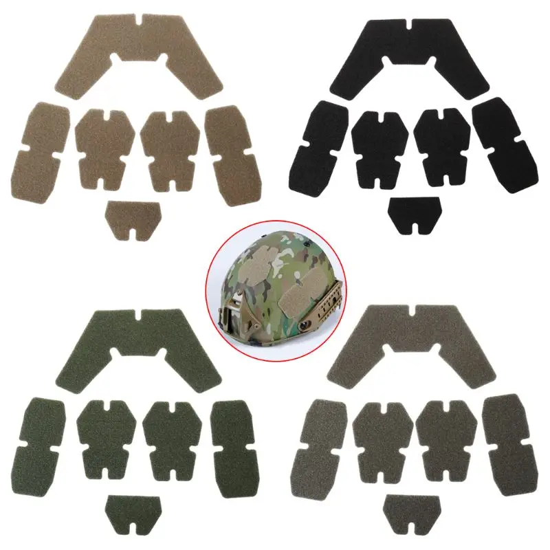 5 Pcs/set Bicycle Helmet Sticker Tactical Helmets Tape Adhesive Magic Stickers DIY Outdoor Hunting Tackle | Спорт и развлечения