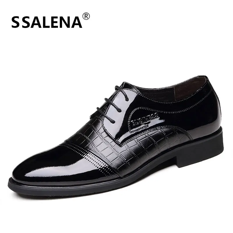 Design marrom Preto Masculinos Leve Sapatos Toe Formal Novo Aa40198 Trabalho Homens De Peso Casuais Couro Apontou Plana Vestido gxEaTqvSwS