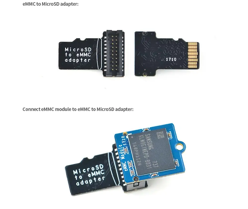 Модуль RealQvol Friendlyarm eMMC-8 ГБ/16 ГБ/32 ГБ Поддержка высокого качества Nanopi K1/K2/M4/NEO4 поддержка Raspberry pi