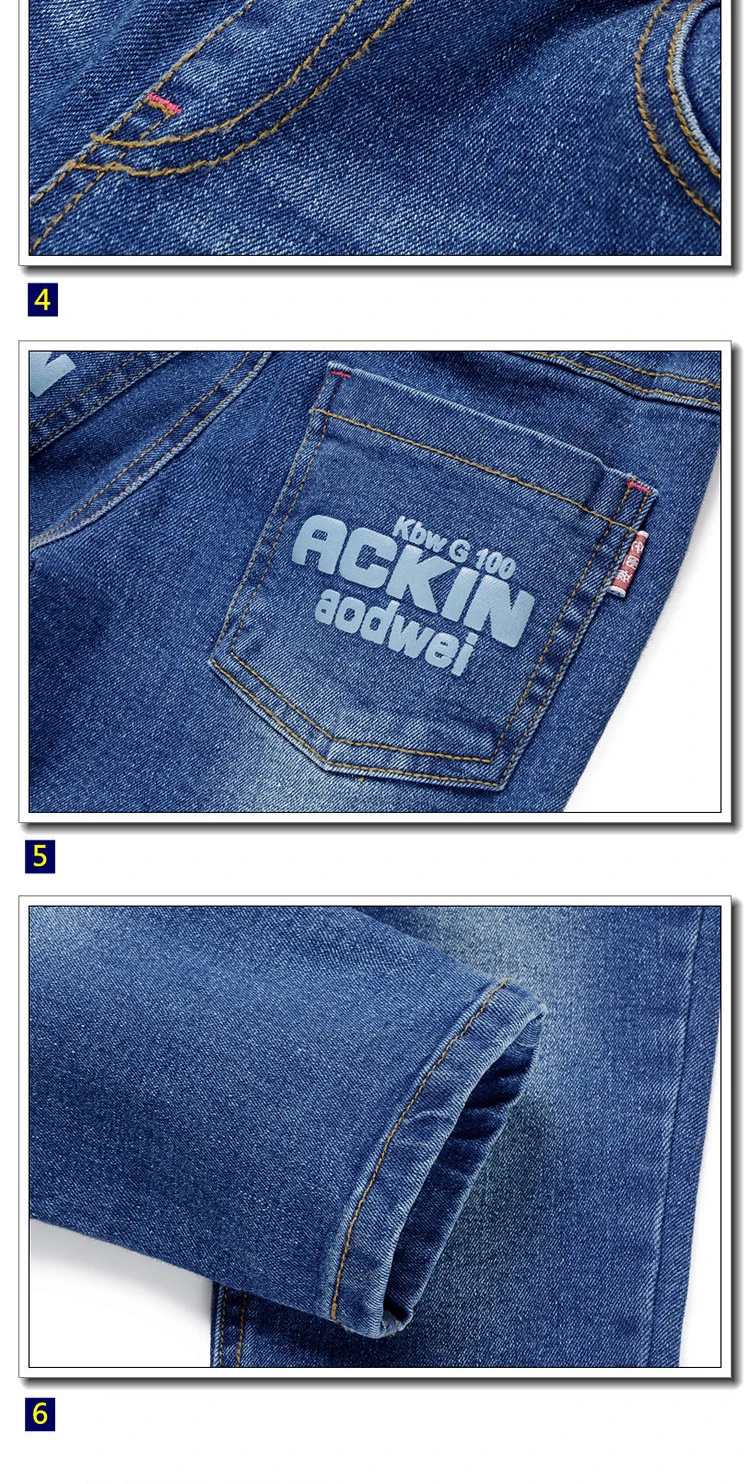 Leisure style Kids Baby boy Girls pants clothing Spongy or jeans 1 Crown 2 Car 3 Letter 4 Jeep Pattern Soft denim trousers  (7)