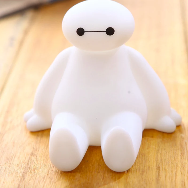 2 шт. Kawaii Baymax резиновый кронштейн мультяшное сиденье для мобильного телефона маленький подарок прекрасная подставка для телефона держатель для iPhone iPad huawei xiaomi - Цвет: baymax holder