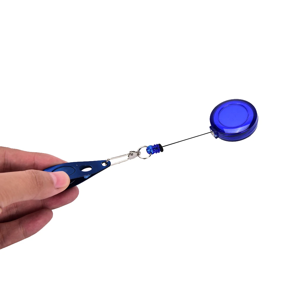 

New Retractable Reel Badge Holder for Trimming Line Nail Cutter Clipper Scissors Fly Fishing Nippers and Zinger Retractor