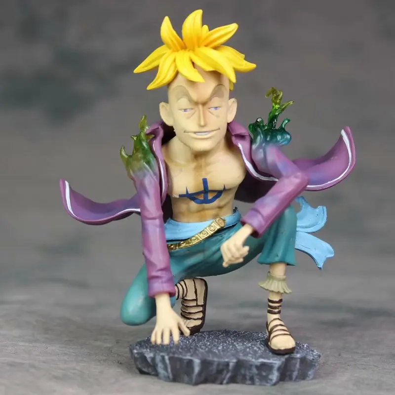 

13CM Anime One Piece Marco 1/8 scale painted PVC Action Figure Collectible Model Dolls Toys gifts