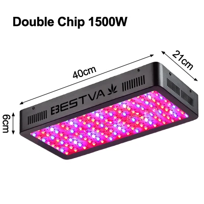 BestVA 600/1000/1200/1500/2000 W/3000 W светодиодный светильник полный спектр Вег цвету двойной переключатель для комнатных растений парниковый