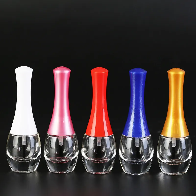 10ml Nail Glass Bottle with Brush Glass Nail Polish Bottle Polish Empty