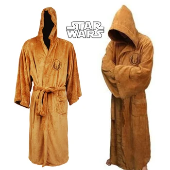 

New Hero Star War Jedi Bath Robe Knight Bath Adult Albornoz Carnival Cosplay Costume