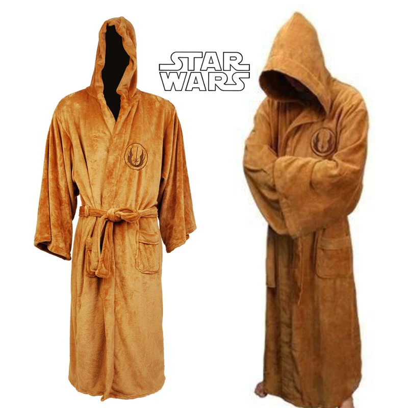 New Hero Star Wars Jedi Bath Robe Knight Bath Adult Albornoz Carnival