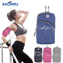 Спортивная нарукавная сумка для телефона чехол для iPhone X 6 7 8 Plus Беговая наружная нарукавная сумка на липучке чехол универсальный для 4-6 дюймов мобильных телефонов