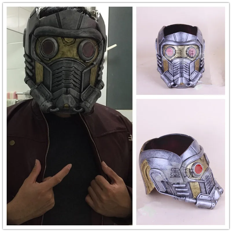 

FREE SHIPPING Two Style STAR LORD Helmet Guardians of The Galaxy Props Adult Resin Mask Cosplay Mask High Quality New Hot