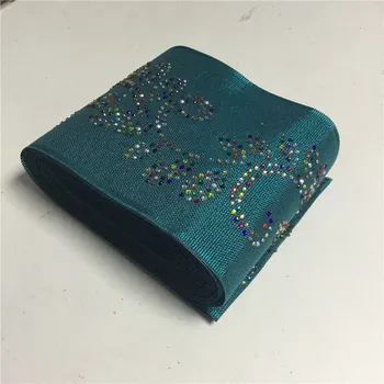 

New Arrival African Aso Oke Headtie With beads Ladies multi-color For Bridal And Party Nigerian Aso Oke Head tie Belt-30
