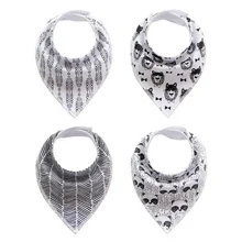 Детский бандана-нагрудник, органический нагрудник, супер впитывающий мягкий стильный детский нагрудник