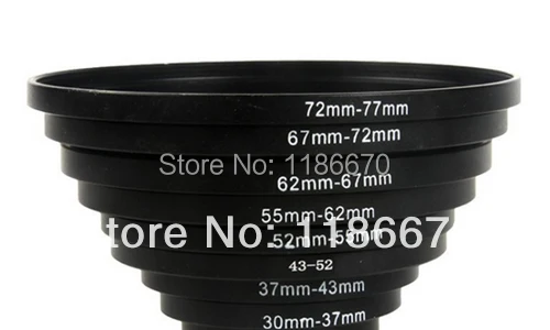 Бесплатная доставка 6 шт. 43mm 37mm 46mm 49mm 52mm 55mm 58mm 43 37 46 49 52 55 58 мм металлическое