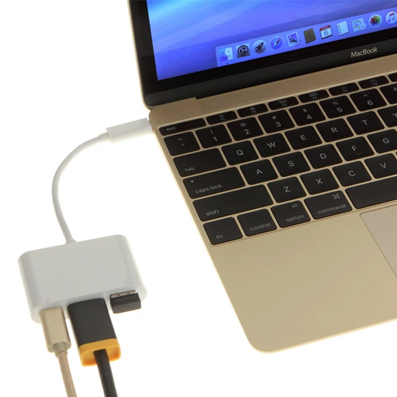 Rovtop USB 3,1 type C к HDMI USB 3,0 зарядный адаптер конвертер 3 в 1 USB-C концентратор адаптер для MacBook Pro Pixel samsung Z2