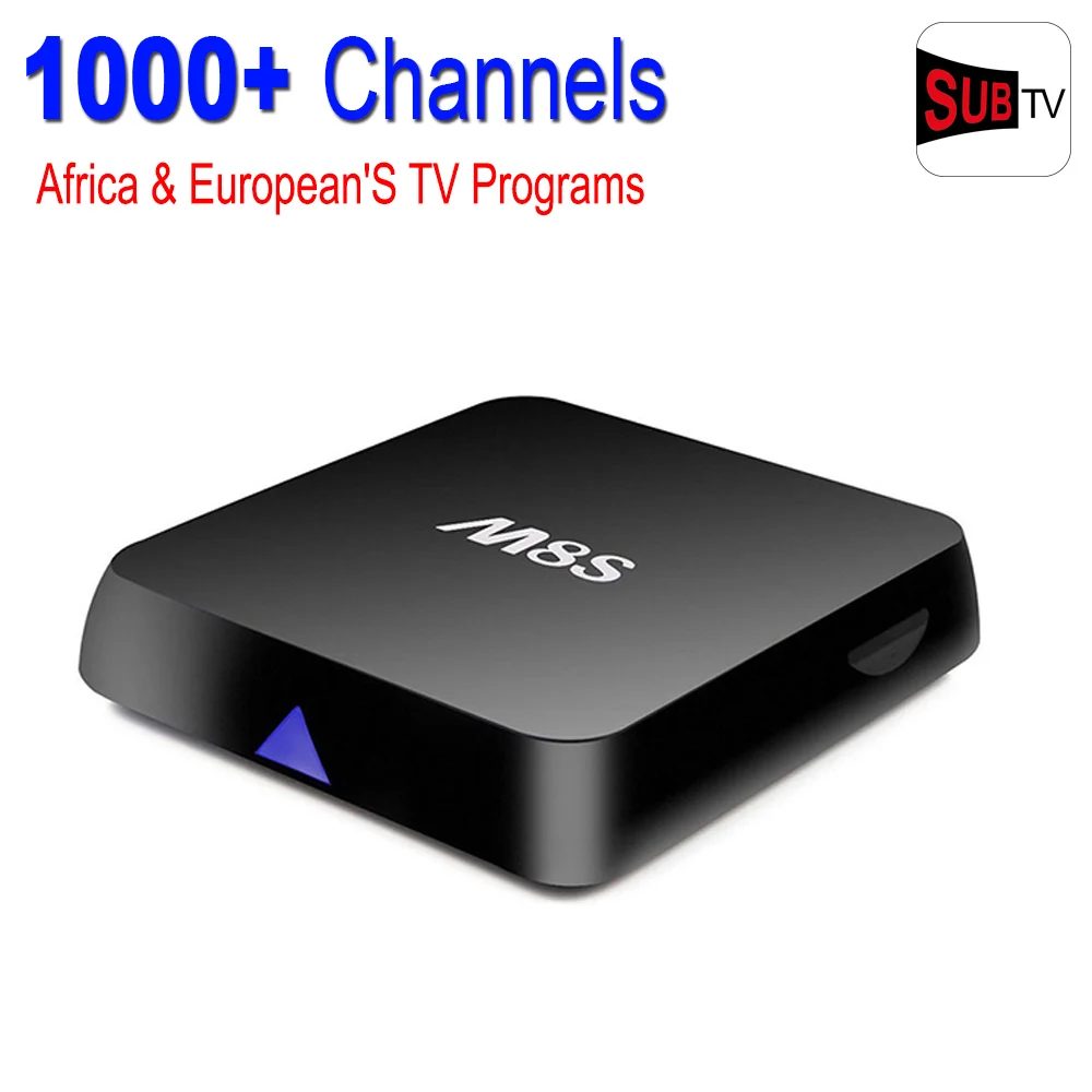 M8S Amlogic S812 Android 4 4 font b Smart b font TV Box with SUBTV Iptv