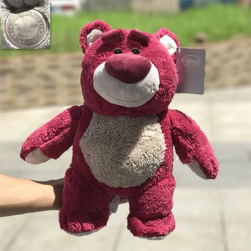 25/35 см «История игрушек», «Lotso плюшевые мягкая игрушка клубничный Медведь Плюшевые мишки мягкие игрушки для детей с клубничным запахом Для детей подарок