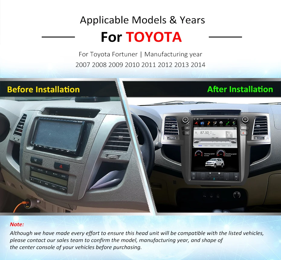 Cheap Tesla style Android 8.1 Car DVD GPS for Toyota Fortuner 2007-2015 car radio autoradio head unit 4GB RAM 32GB ROM 6 core 1 Cheap Tesla style Android 8.1 Car DVD GPS for Toyota Fortuner 2007-2015 car radio autoradio head unit 4GB RAM 32GB ROM 6 core 1