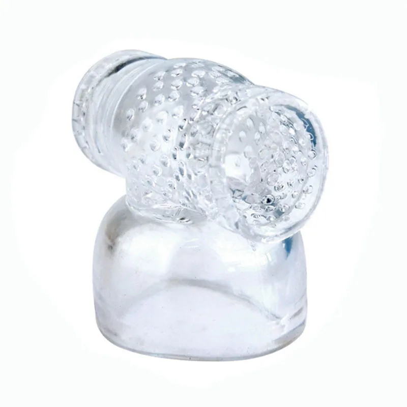 Transparent Big AV Wand Headgear Vibrators Caps For Male Sex Toys Magic Head Accessories Body Massage Adult Products | Красота и