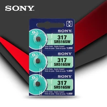 3 шт. Новинка sony 317 SR516SW SR516 1,55 в оксид серебра кнопка ячейка монета батарея большой емкости калькулятор автомобильный пульт дистанционного управления