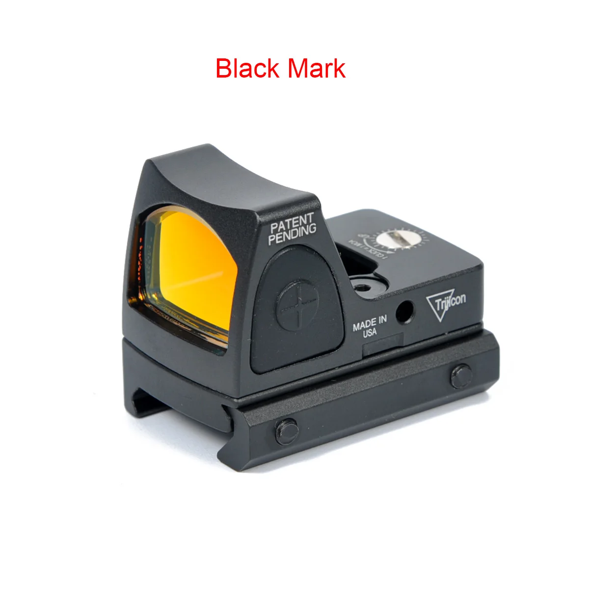 Тактический Регулируемый Trijicon RMR Red Dot Reflex Sight 3,25 MOA прицел для охотничьих прицелов подходит для KSC Glock и 1913 страйкбольного пистолета - Цвет: Black Mark