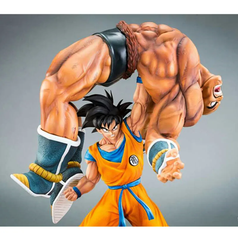 Аниме Dragon Ball Z Super Saiyan Son Goku VS наппа битвы сцены 1/6 смола статуя фигурка куклы G2385