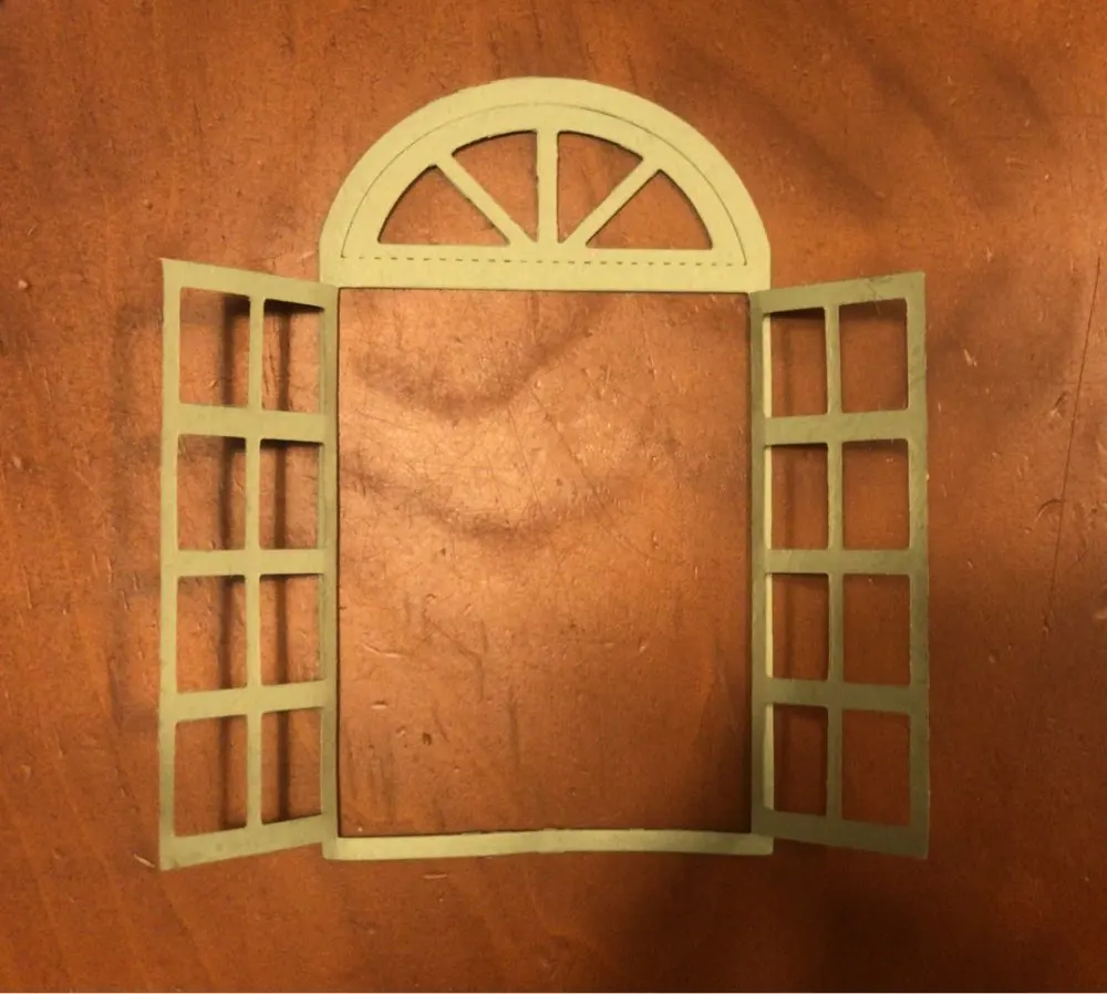 Adv one METAL CUTTING DIES cut background window frame gift square home